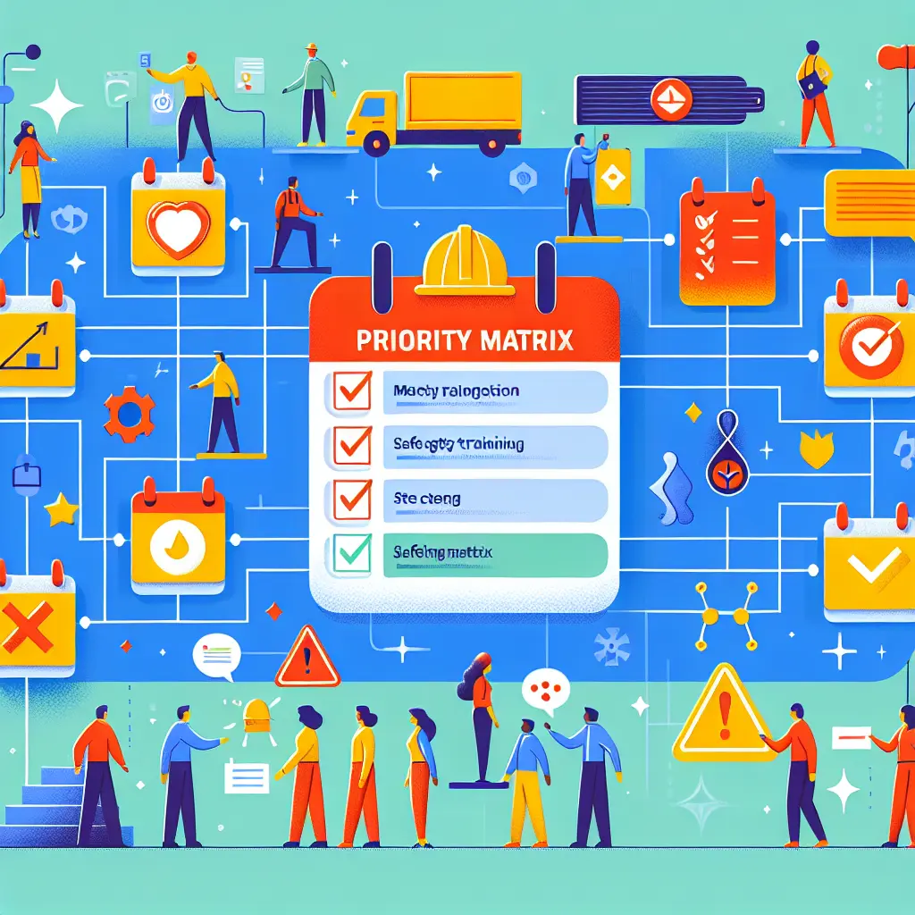 Safety Incident Management template in Priority Matrix