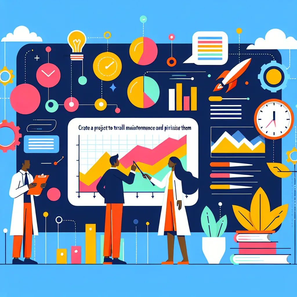 Automotive Maintenance Prioritization Project template in Priority Matrix
