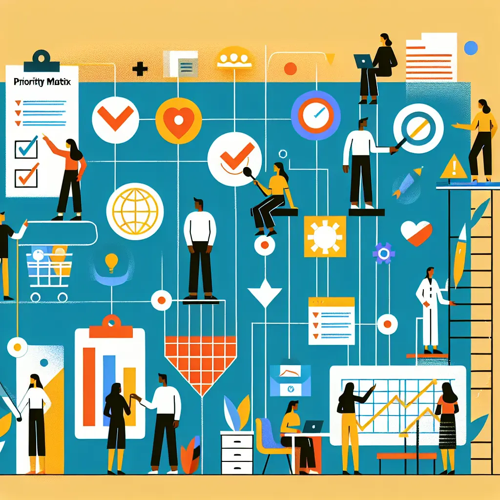 Software Development Tasks Prioritization template in Priority Matrix