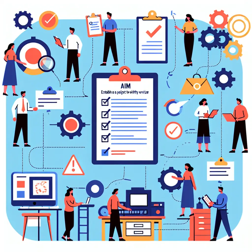 Quality Control Management in Semiconductor Manufacturing template in Priority Matrix