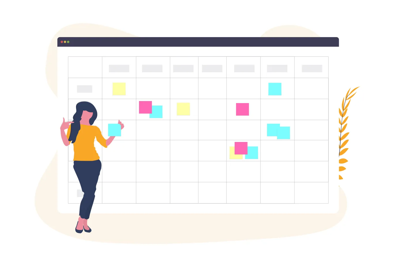 Executive Schedule template in Priority Matrix
