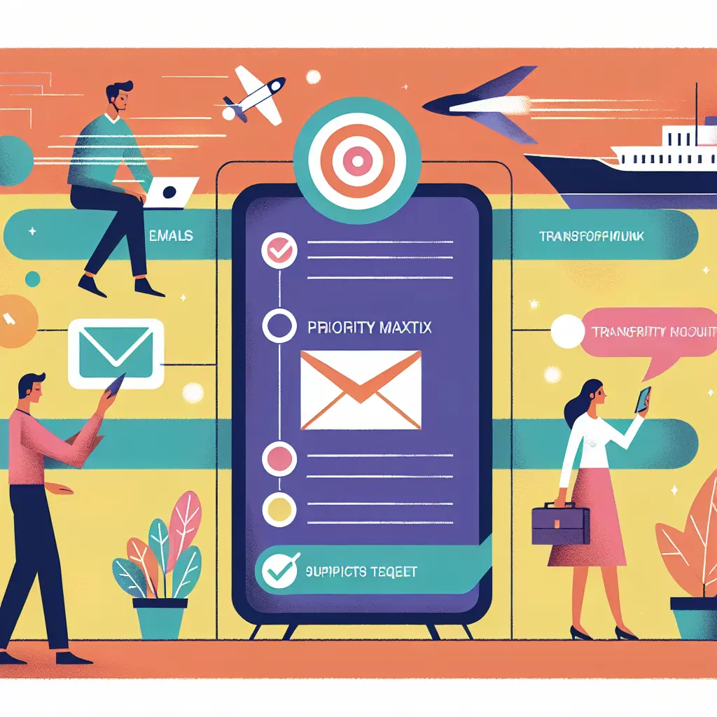 Email Task Conversion and Tracking for Priority Matrix